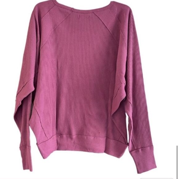 Free People Santa Clara Thermal in Mulberry BNWT - Picture 4 of 6